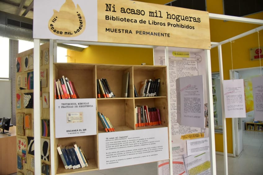 Quedó habilitada la primera biblioteca de LIBROS PROHIBIDOS de la ciudad y se invita a instituciones educativas a participar de los talleres